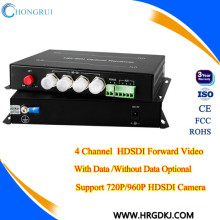 SD и HD и 3G 4-канальный SDI конвертер SDI волоконно-трансивер
